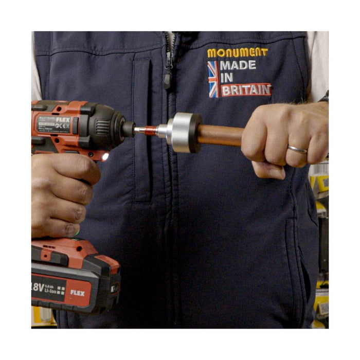 Monument Autobrush 15 & 22mm Copper Pipe End Cleaner