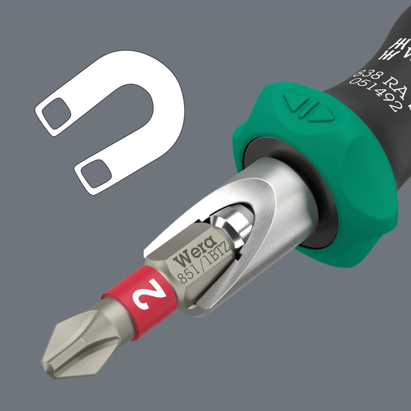 Wera KK 838 Ratcheting Screwdriver Set 14 Piece