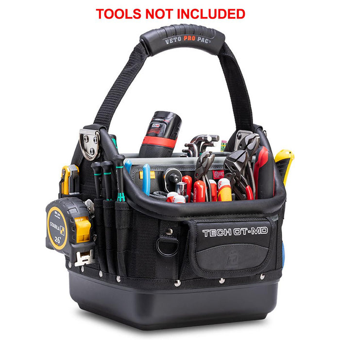 Veto Pro Pac Tech OT-MD Open Tote Tool Bag Blackout AX3691