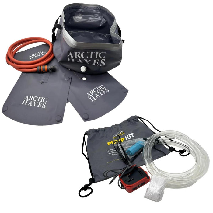 Arctic Hayes 32L Drain Kit & Portable Pump Kit - Milwaukee 18V Compatible