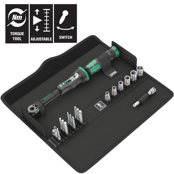 Wera Click-Torque A 6 Set 1, 2.5-25 Nm, 20 pieces