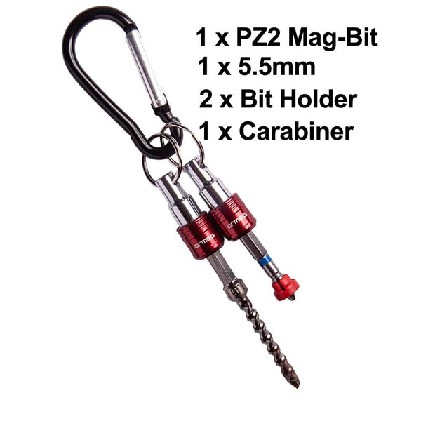 Armeg 2pc Twister Impact Masonry & Screwdriver Bit Set