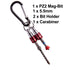 Armeg 2pc Twister Impact Masonry & Screwdriver Bit Set