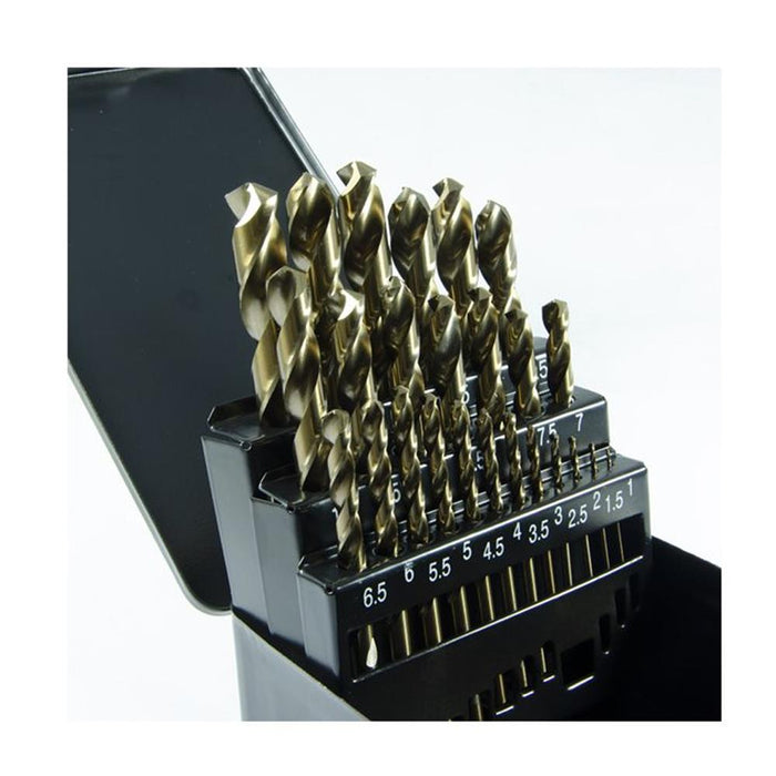 Jefferson Cobalt HSS M35 25 Piece Drill Bit Set