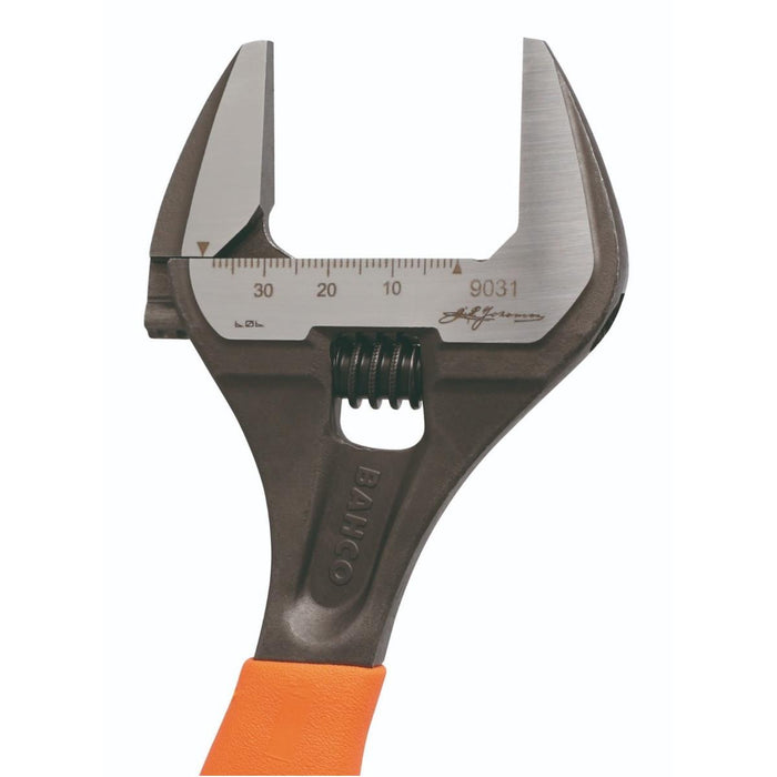 Bahco 140 Year Anniversary Limited Edition Orange 8'' (200mm) Wide Jaw Adjustable Wrench 38mm Opening