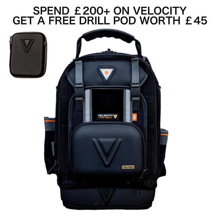 Velocity Rogue 45 Backpack Tool Bag Black
