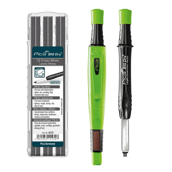 Pica BIG Dry Automatic Pencil + 12 Graphite Refills