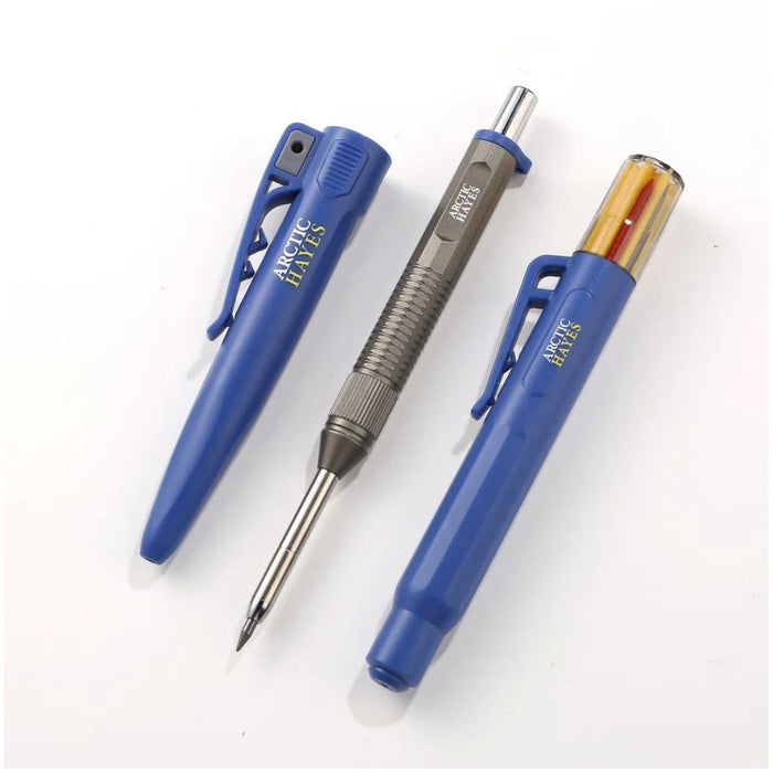 Arctic Hayes Aluminium Deep Hole Pencil & 6pc Refill Set