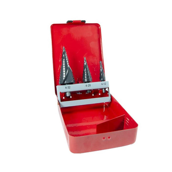 Jefferson 3 Piece M2 HSS Step Drill Set