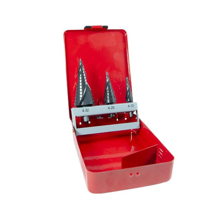 Jefferson 3 Piece M2 HSS Step Drill Set