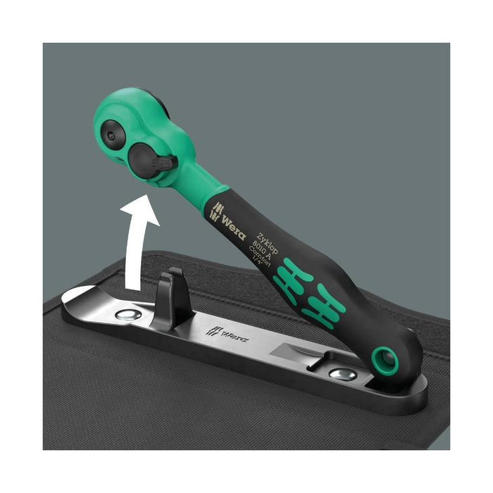Wera SA 13 Zyklop Comfort Ratchet Socket Set 1/4'' Drive Metric