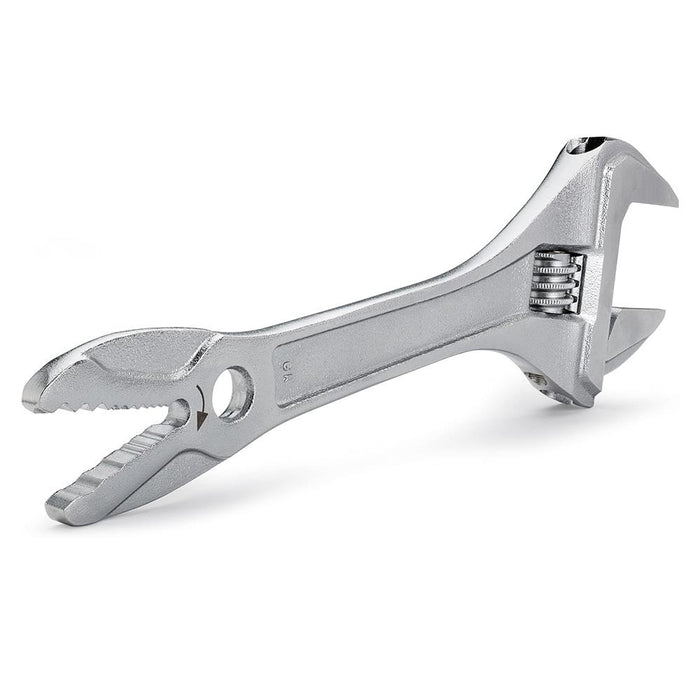 OX Pro Chrome Slim Jaw 200mm (8'') Adjustable Wrench - 32mm Wide Jaw Opening