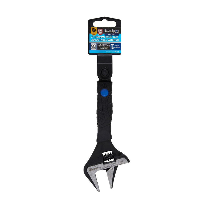 Blue Spot 150mm (6'') Adjustable Wrench 34mm Wide Jaw