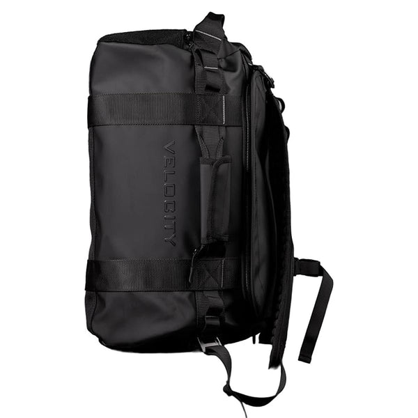 Velocity 40L Duffel Gym Travel Bag Shadow Black + Wash Bag & Packing Cube Bag