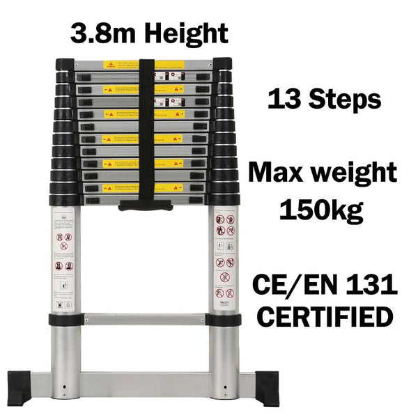Click'n Climb Telescopic Ladder 3.8m