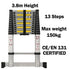 Click'n Climb Telescopic Ladder 3.8m