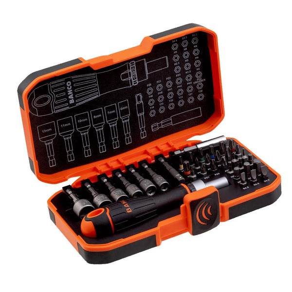 Bahco 36pc Nut Driver Socket & Bit Set