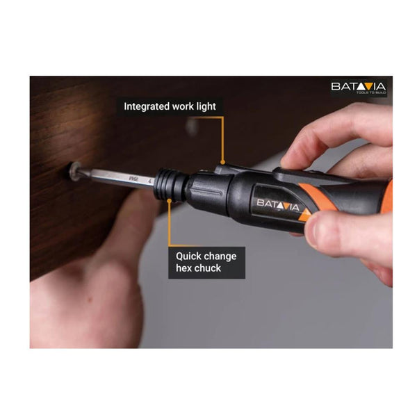 Batavia MAXXGRIP Cordless Screwdriver 3.6v With LED
