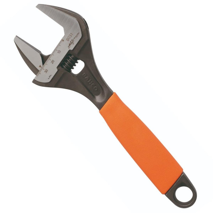 Bahco 140 Year Anniversary Limited Edition Orange 8'' (200mm) Wide Jaw Adjustable Wrench 38mm Opening