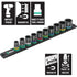 Wera Impaktor 3/8'' Sockets on Magnetic Rail