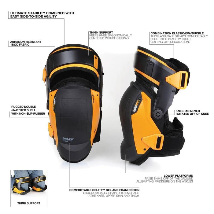 ToughBuilt GelFit FanaticThigh Support Stabilisation Knee Pads