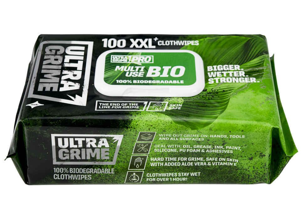Ultra Grime Pro Multiuse BIO  XXL Wipes (100 pack)