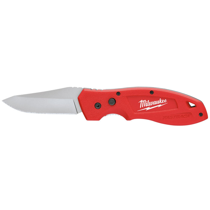 Milwaukee Fastback Smooth Knife -1pc XXX