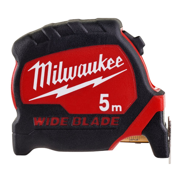 Milwaukee Premium Wide Blade 5m Tape Measure  (Metric Only)