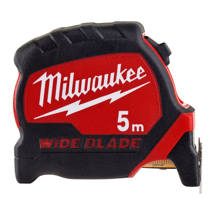 Milwaukee Premium Wide Blade 5m Tape Measure  (Metric Only)